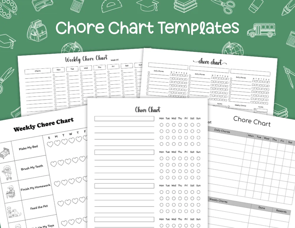 Chore Chart Templates
