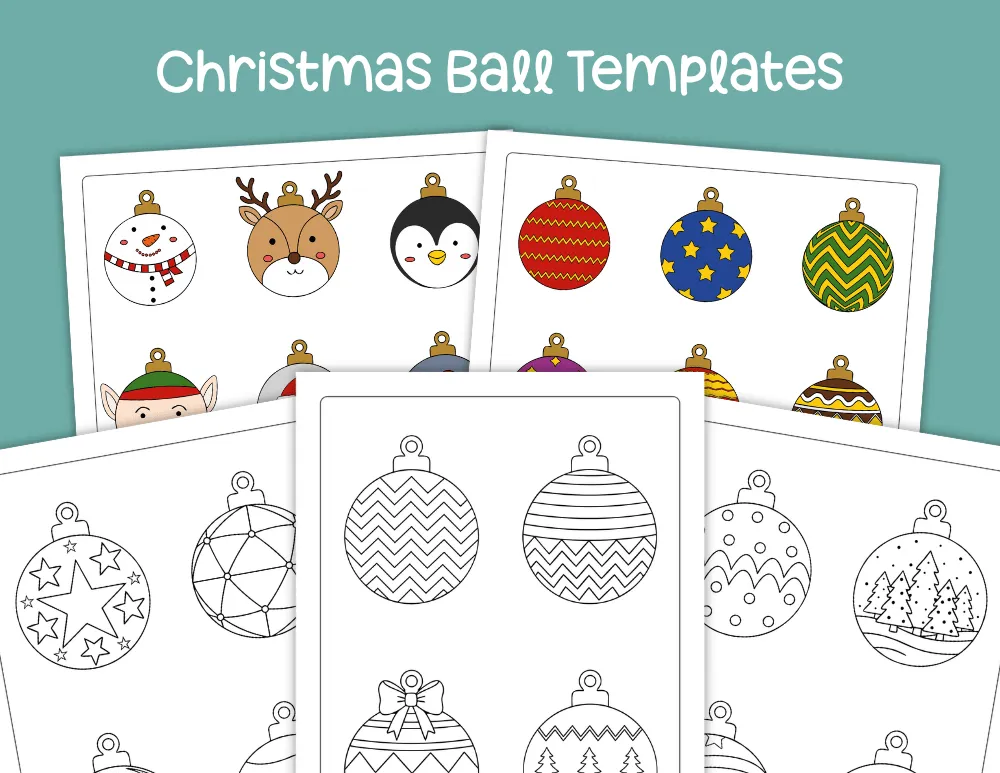 Christmas Ball Templates