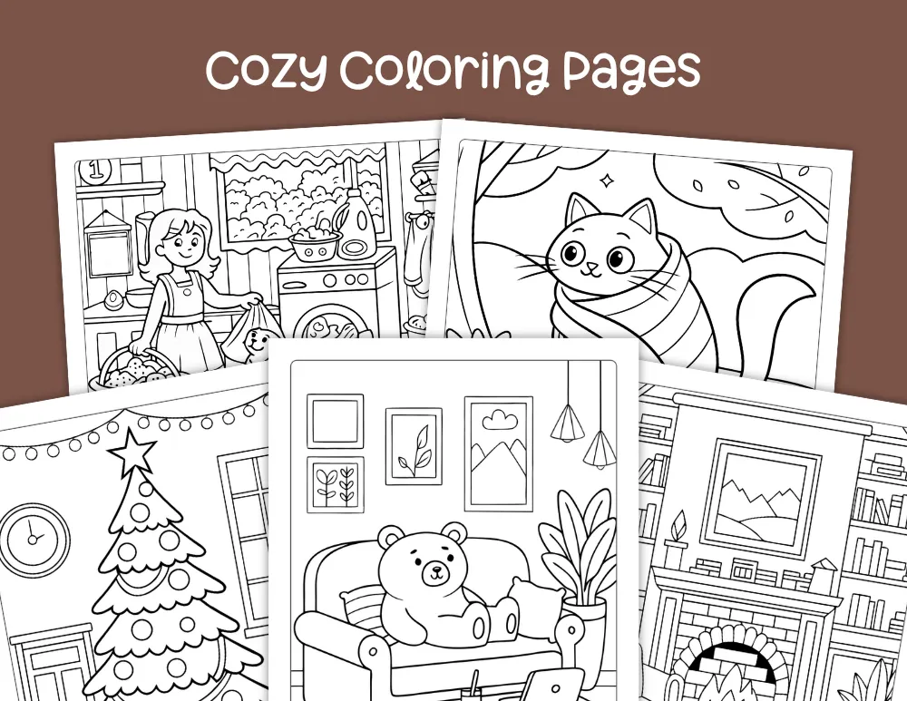 Cozy Coloring Pages