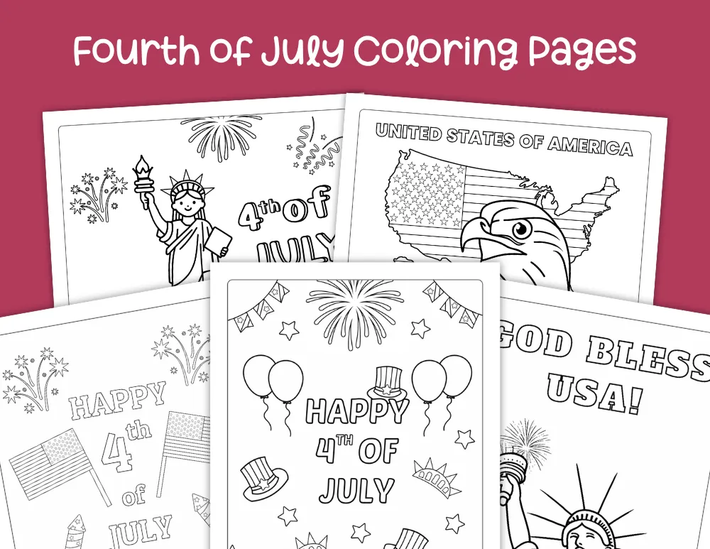 Fourth of July Coloring Pages