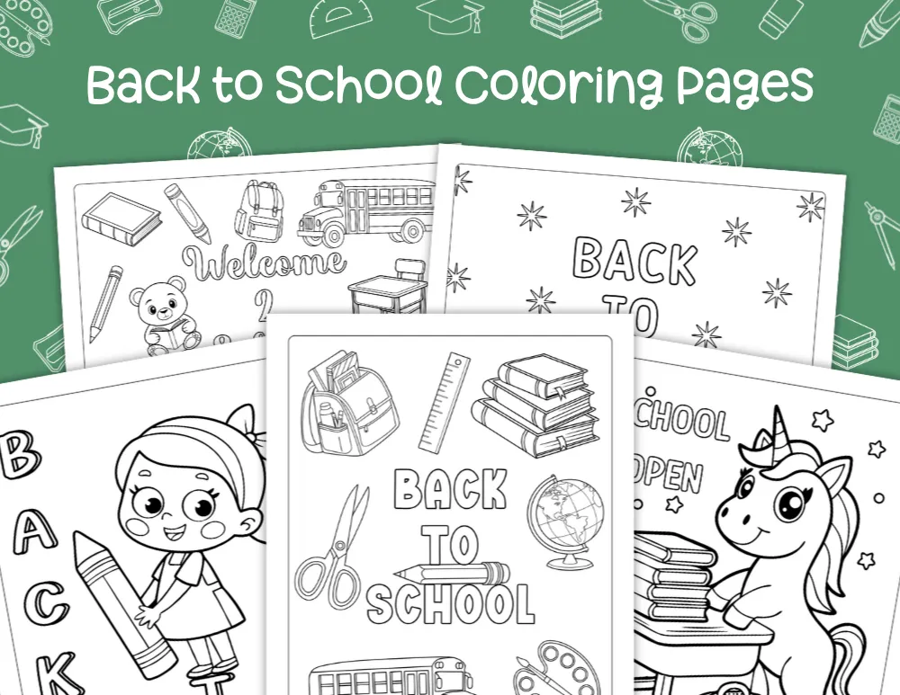 Back to School Coloring Pages