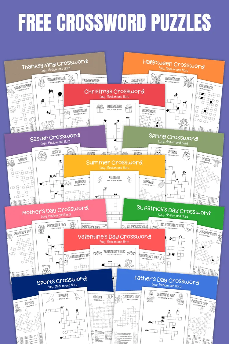 Free Printable Crossword Puzzles | Easy to Hard