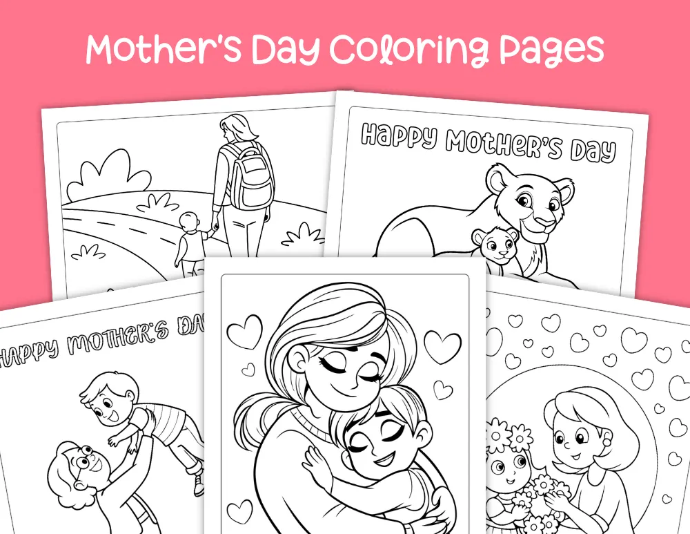 Mother's Day Coloring Pages