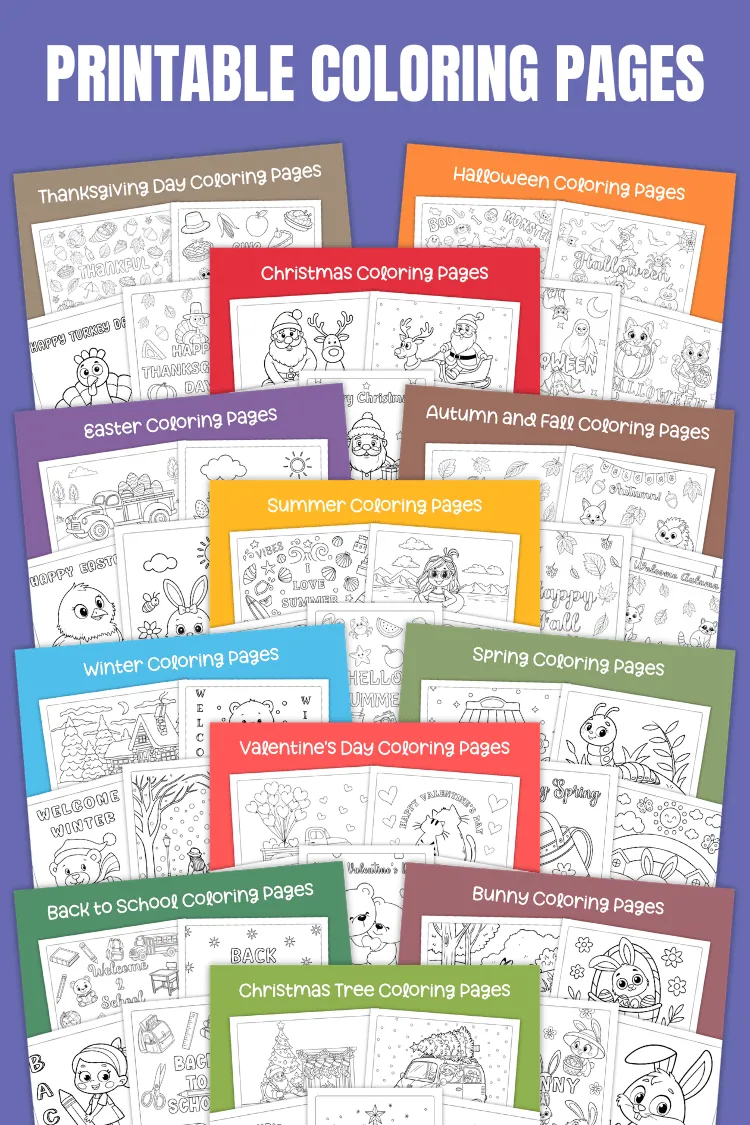 Printable Coloring Pages | 3200+ Free PDF Pages