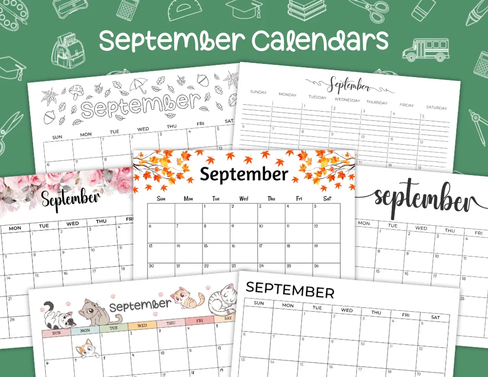 September Calendars