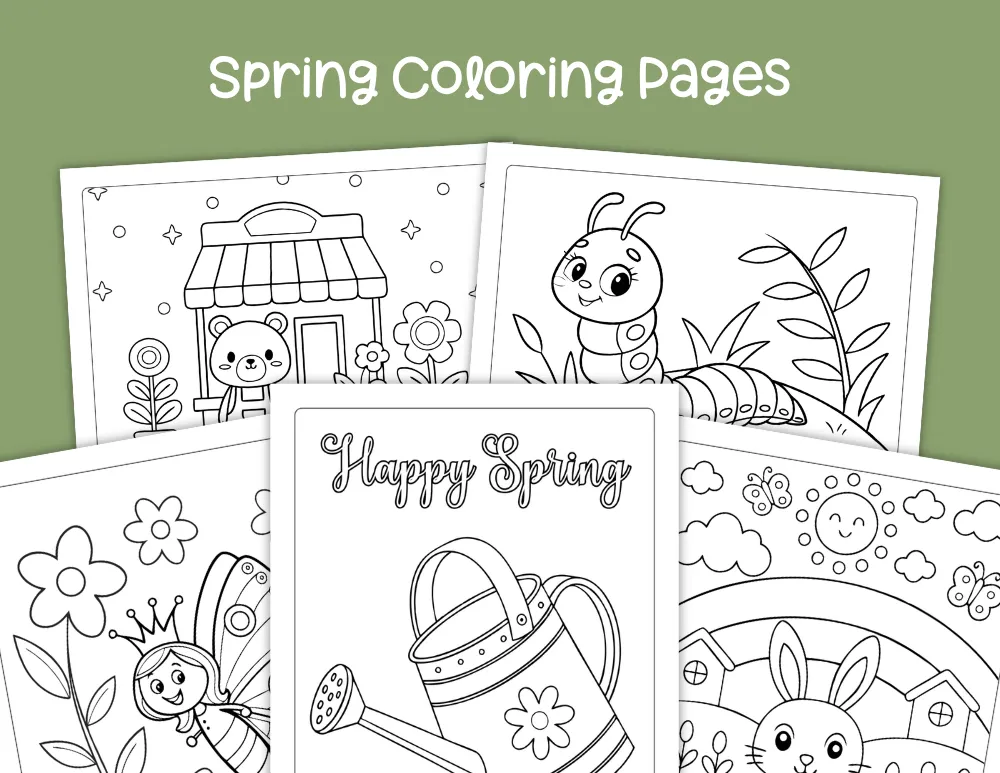 Spring Coloring Pages