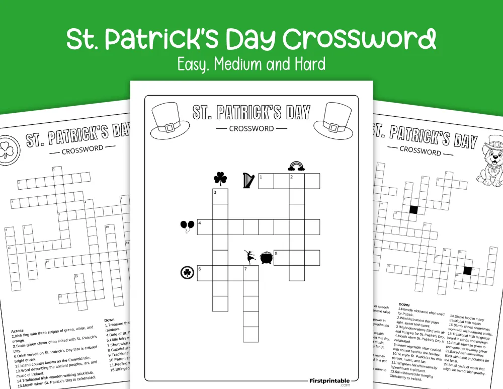 St. Patrick's Day Crossword