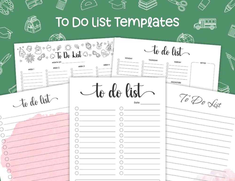 To do List Templates