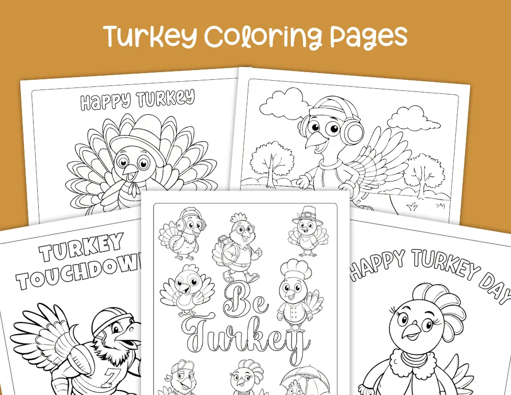Turkey Coloring Pages