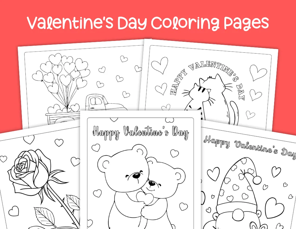 Valentine's Day Coloring Pages