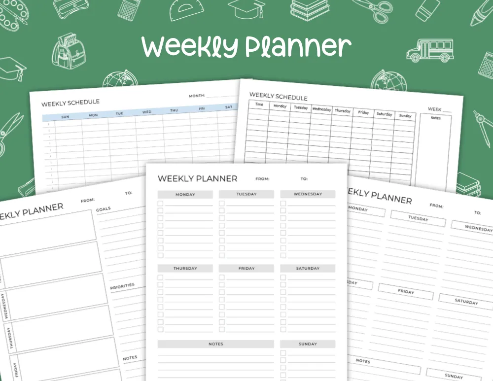 Weekly Planners