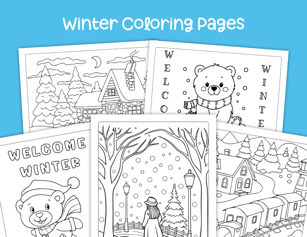 Winter Coloring Pages