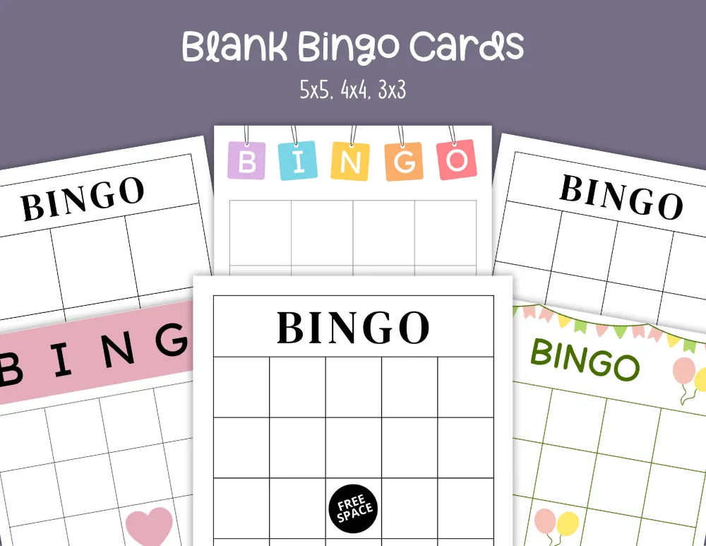 Blank Bingo Cards