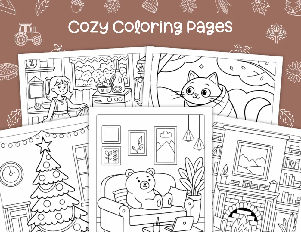 Cozy Coloring Pages