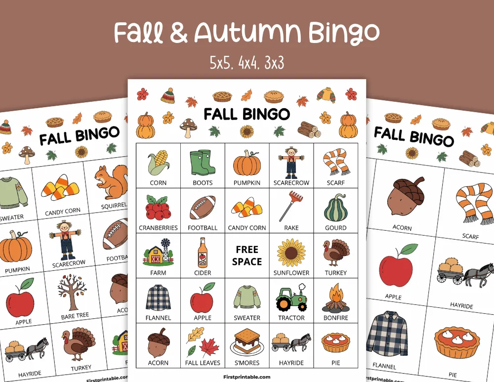 Fall Bingo