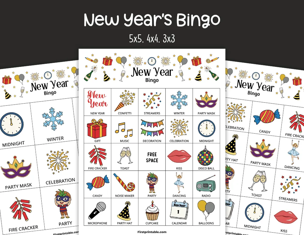 New Year's Day Bingo