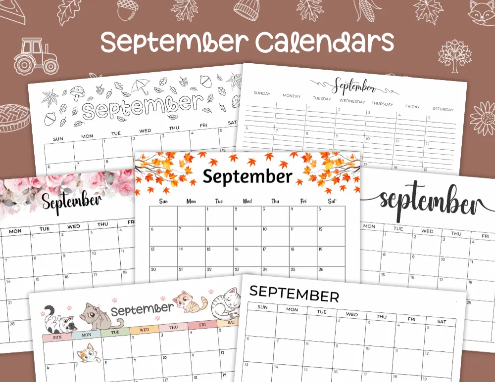 September Calendars