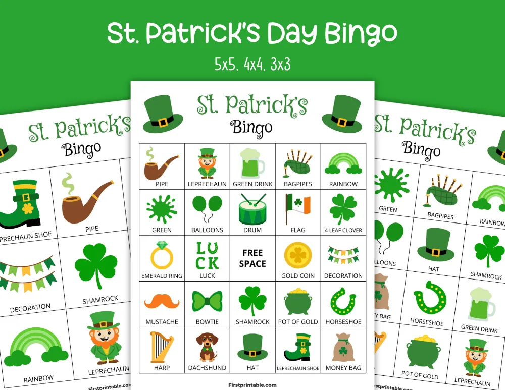 St. Patrick's Day Bingo