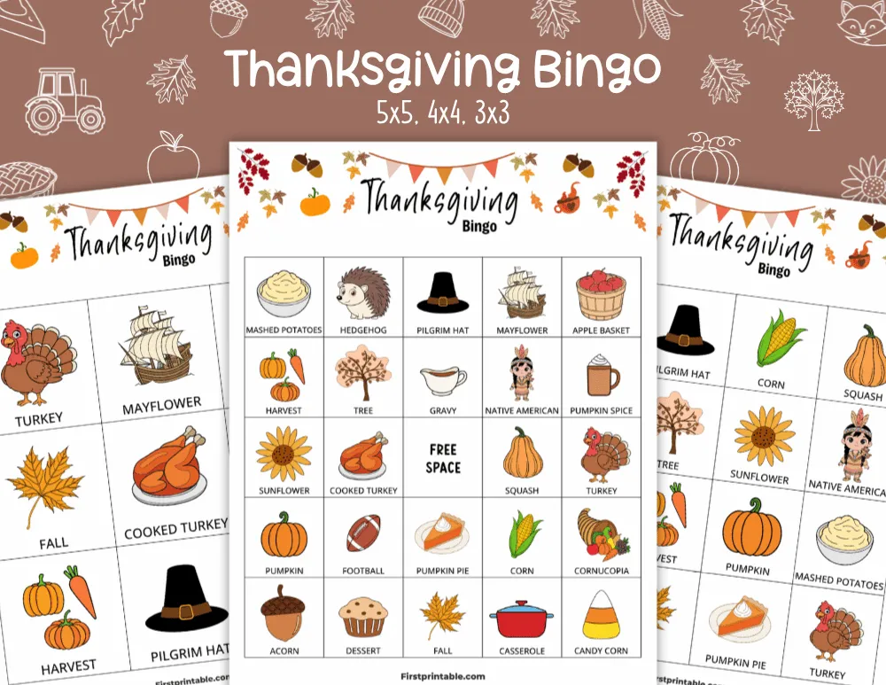 Thanksgiving Bingo