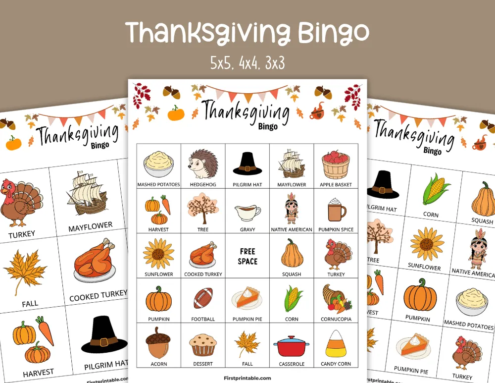 Thanksgiving Bingo