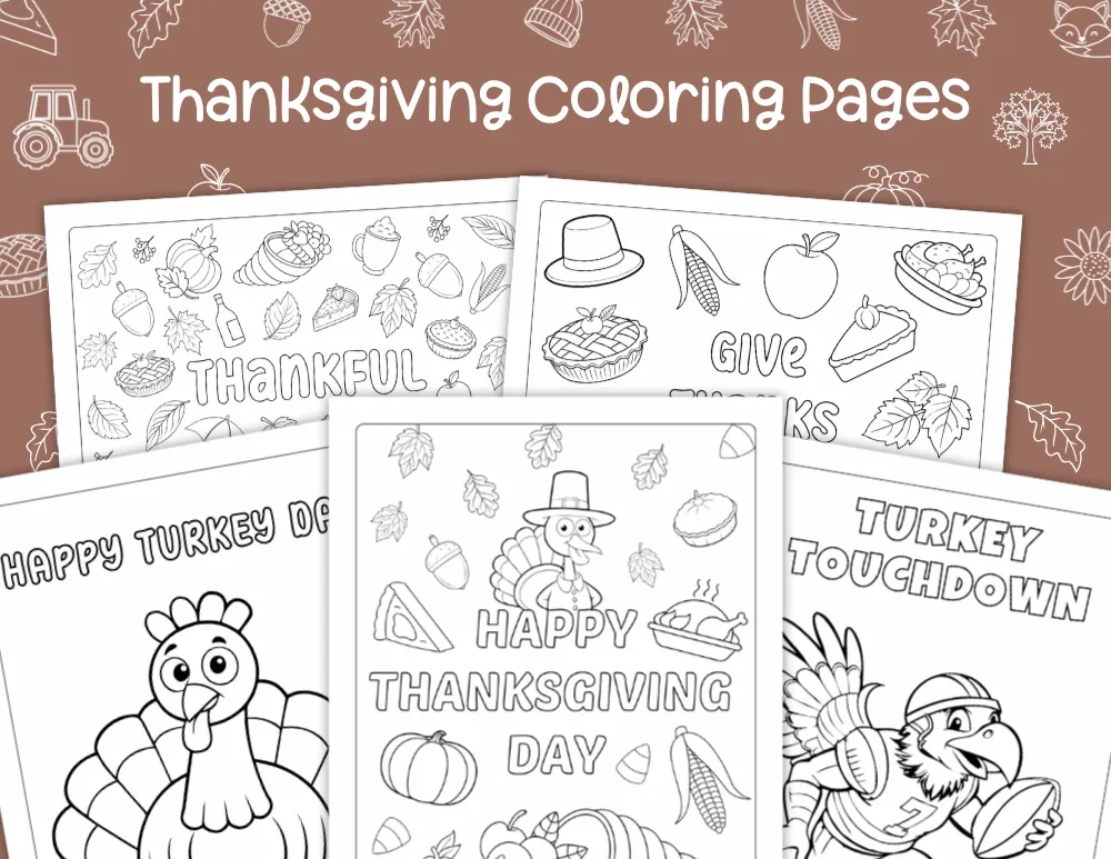 Thanksgiving Coloring Pages