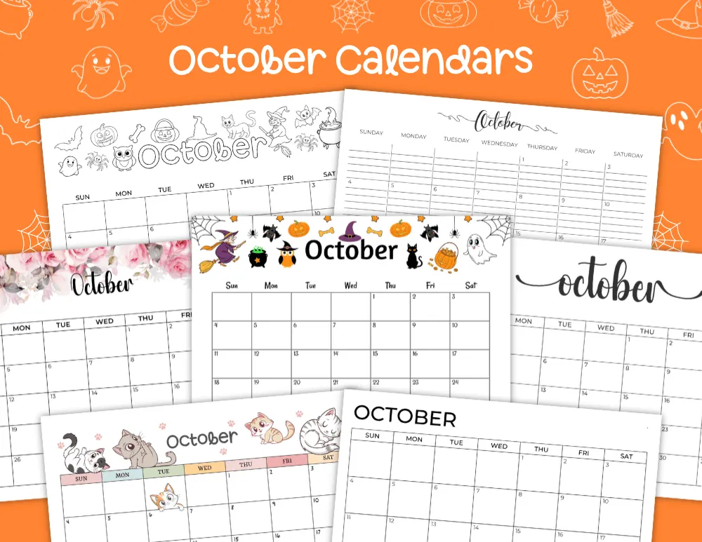 October Calendars