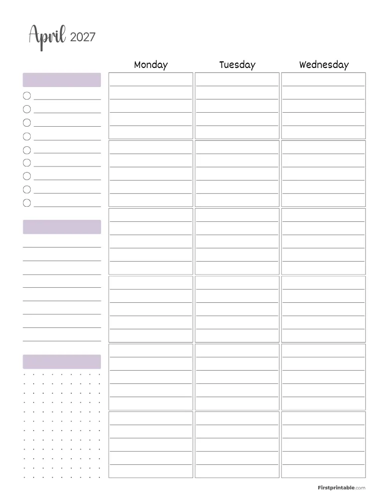 April 2027 - Standard Vertical Layout 01