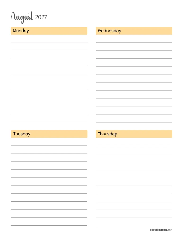 August 2027 - Vertical Layout 01
