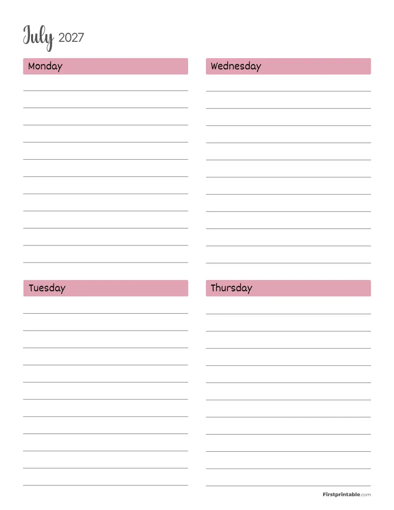 July 2027 - Vertical Layout 01
