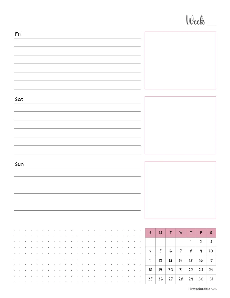 July 2027 - Horizontal Layout 02