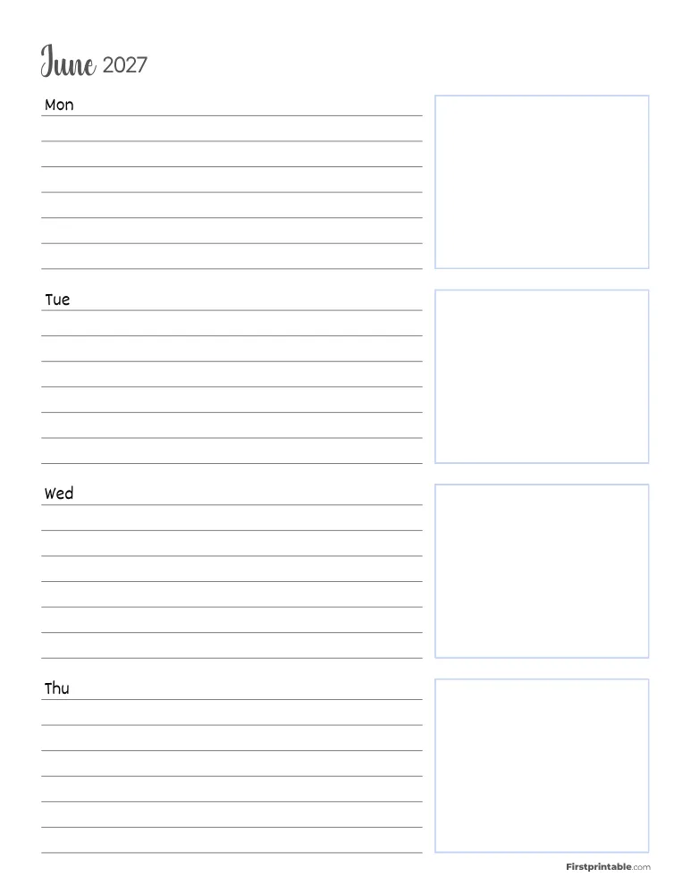 June 2027 - Horizontal Layout 01