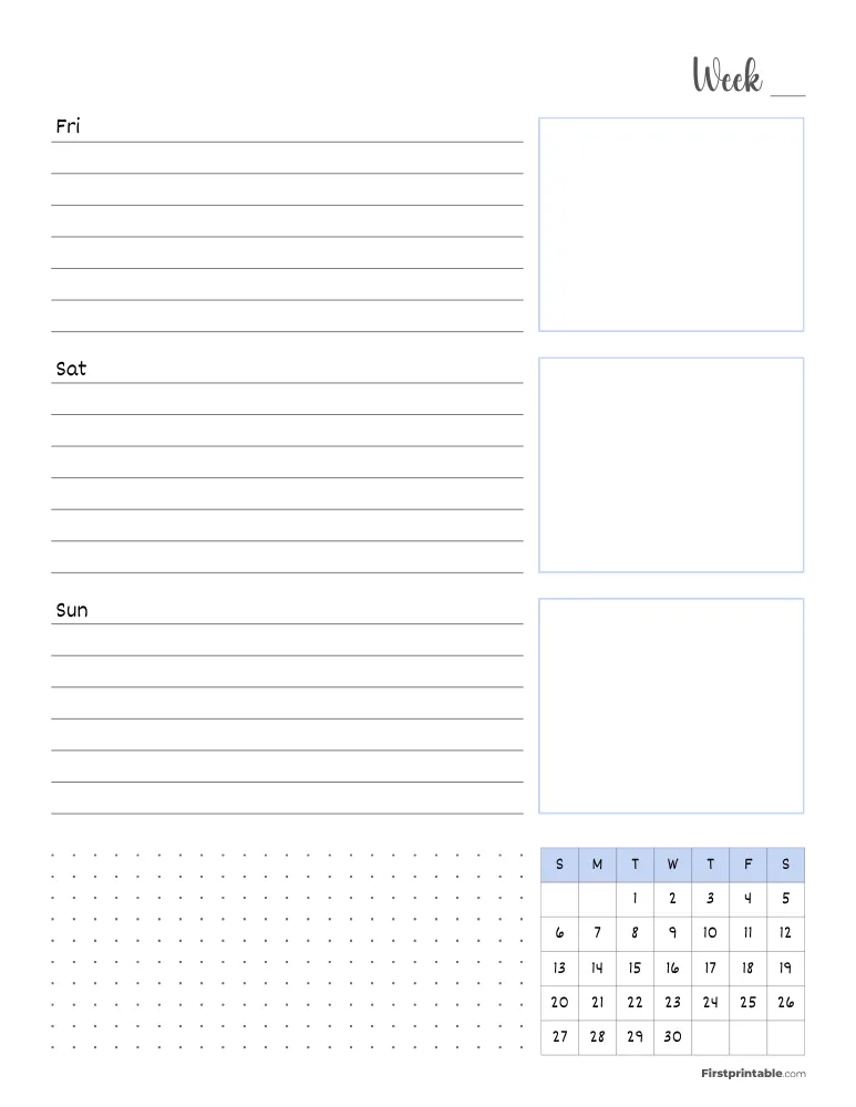 June 2027 - Horizontal Layout 02
