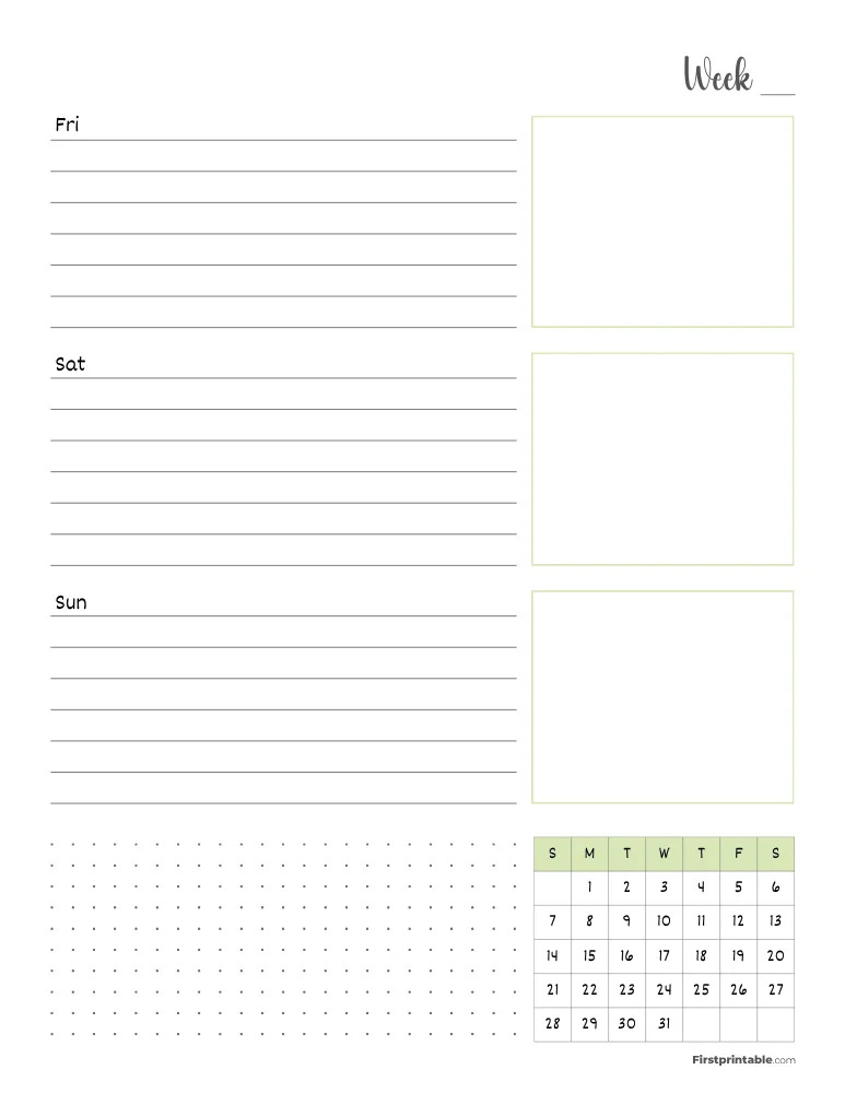 March 2027 - Horizontal Layout 02
