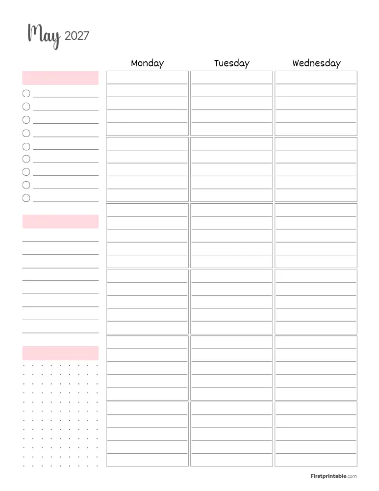 May 2027 - Standard Vertical Layout 01