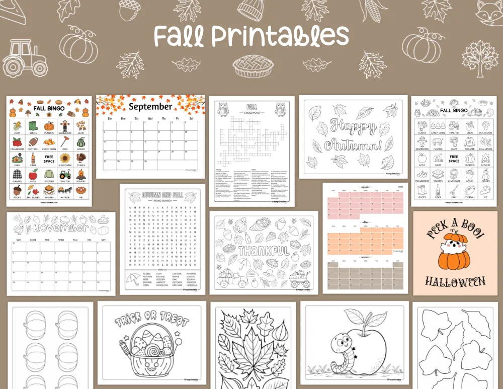 Fall Printables
