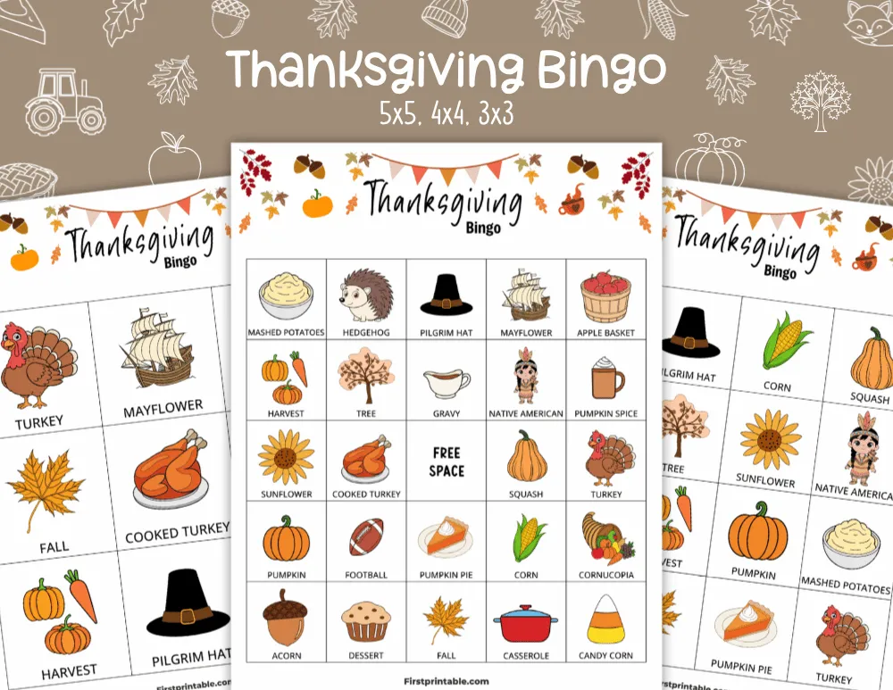 Thanksgiving Bingo