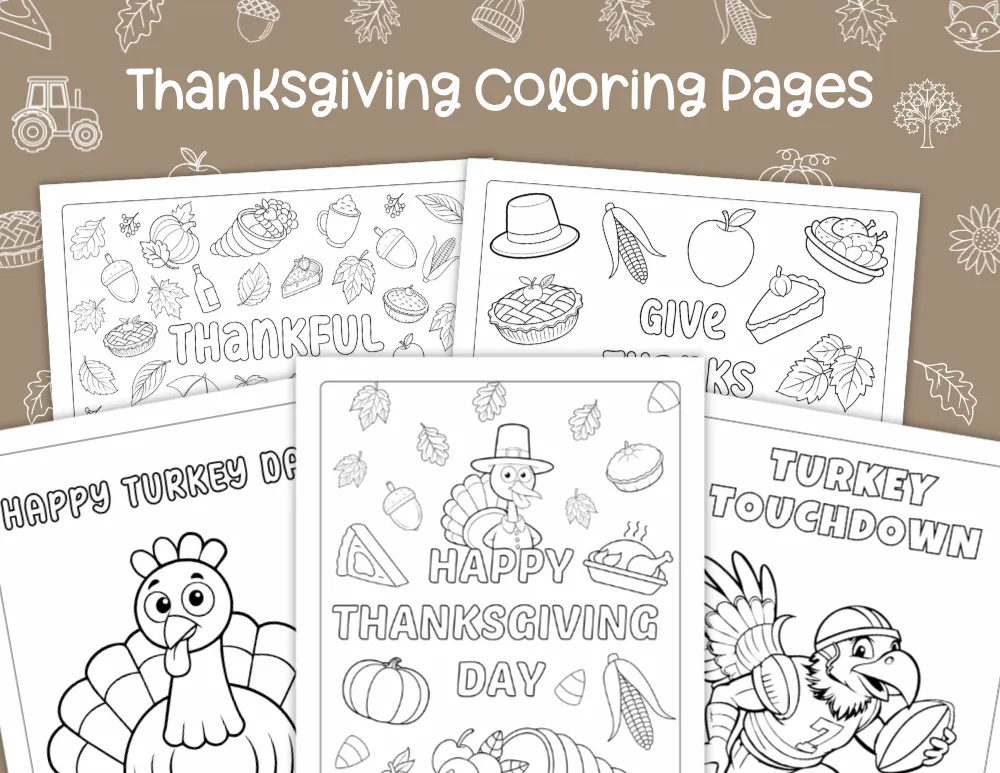 Thanksgiving Coloring Pages
