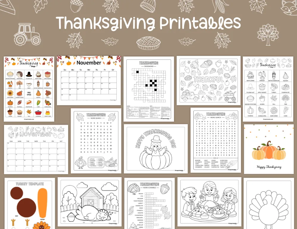 Thanksgiving Printables