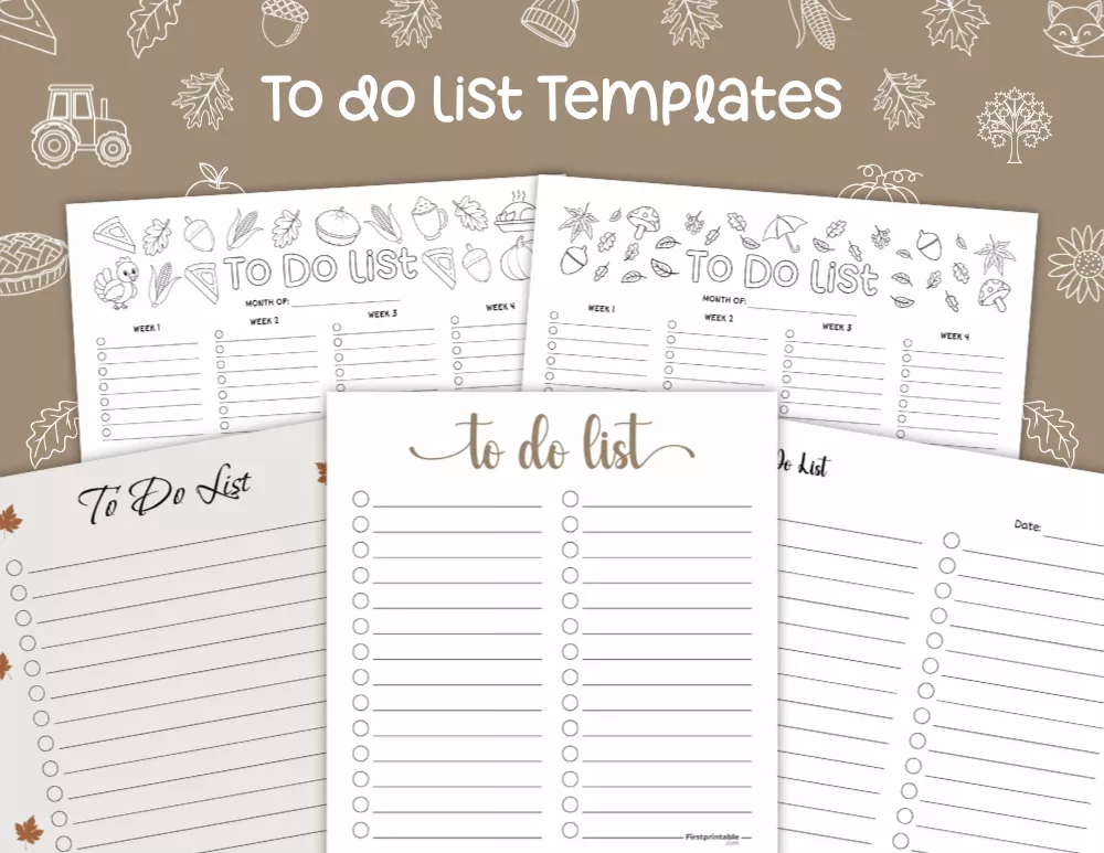 To do List Templates